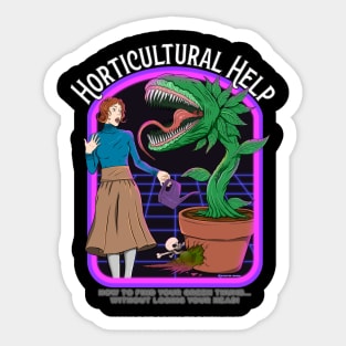 Horticultural Help Sticker